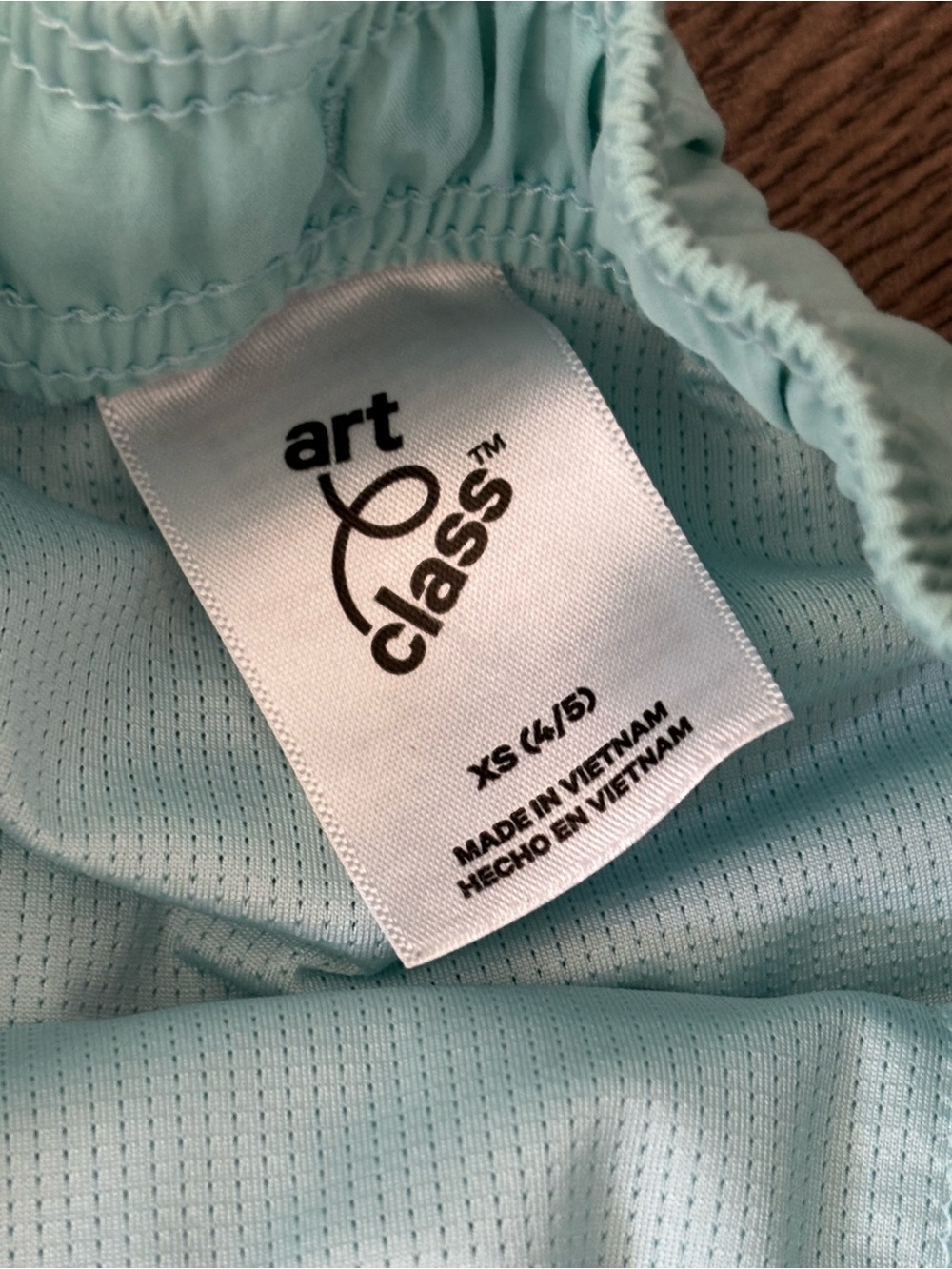 Art Class Light Blue Boys Swim Trunks - Picture 5 of 5